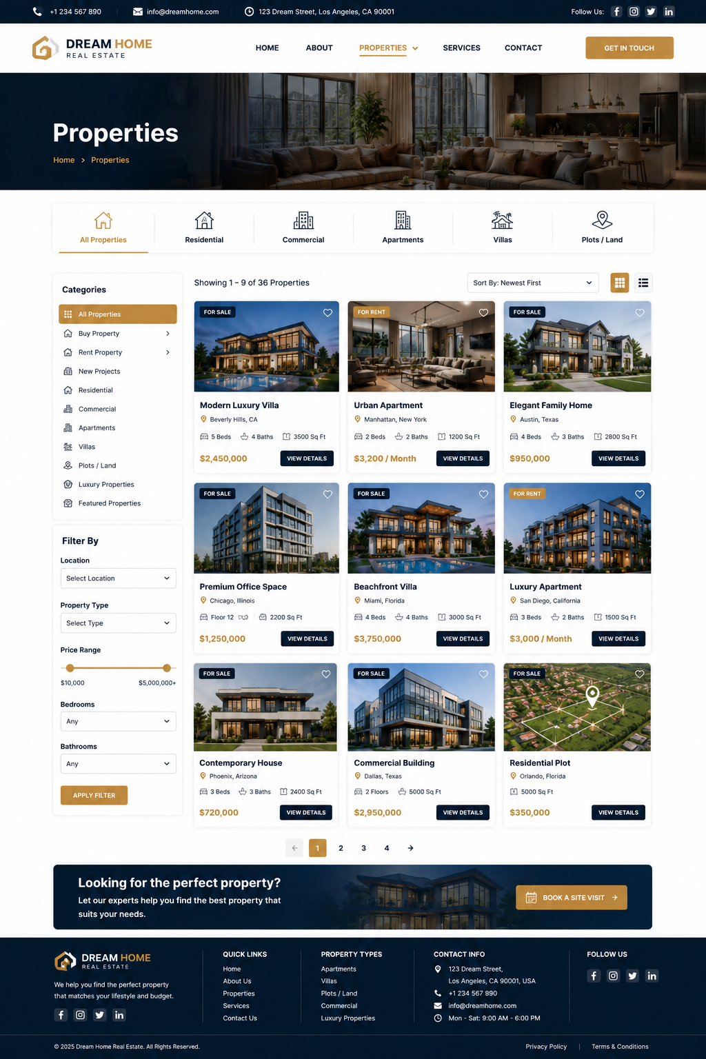 Real Properties
